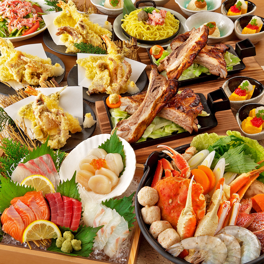 個室完備 海鮮居酒屋 まるごと北海道 花の舞 UENO3153店｜おすすめ・コース