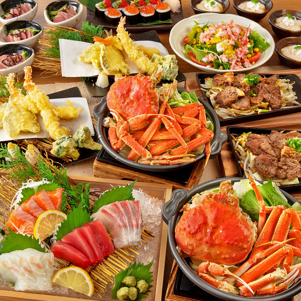 個室完備 海鮮居酒屋 まるごと北海道 花の舞 UENO3153店｜おすすめ・コース